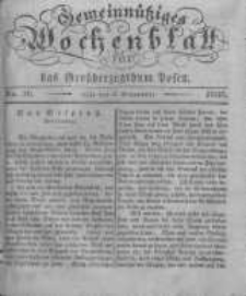 Gemeinn&uuml;tziges Wochenblatt f&uuml;r das Grossherzogthum Posen. 1836.09.02 No.36