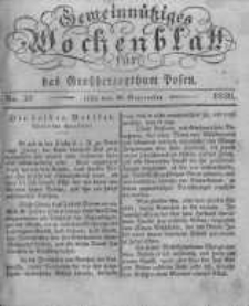 Gemeinn&uuml;tziges Wochenblatt f&uuml;r das Grossherzogthum Posen. 1836.09.16 No.38
