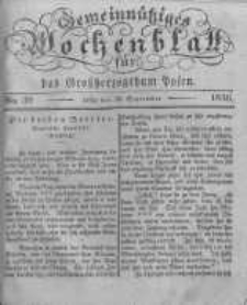 Gemeinn&uuml;tziges Wochenblatt f&uuml;r das Grossherzogthum Posen. 1836.09.23 No.39