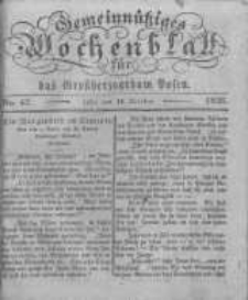 Gemeinn&uuml;tziges Wochenblatt f&uuml;r das Grossherzogthum Posen. 1836.10.14 No.42