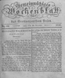 Gemeinn&uuml;tziges Wochenblatt f&uuml;r das Grossherzogthum Posen. 1836.10.28 No.44