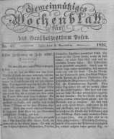 Gemeinnütziges Wochenblatt für das Grossherzogthum Posen. 1836.12.02 No.49