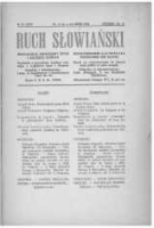 Ruch Słowiański: miesięcznik poświęcony życiu i kulturze Słowian. 1929 R.2 nr2