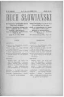 Ruch Słowiański: miesięcznik poświęcony życiu i kulturze Słowian. 1929 R.2 nr3