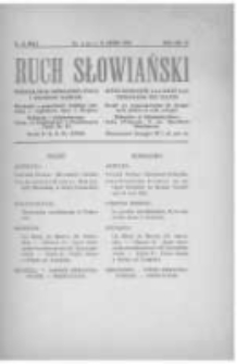 Ruch Słowiański: miesięcznik poświęcony życiu i kulturze Słowian. 1929 R.2 nr5