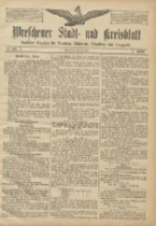 Wreschener Stadt und Kreisblatt: amtlicher Anzeiger f&uuml;r Wreschen, Miloslaw, Strzalkowo und Umgegend 1906.07.12 Nr80