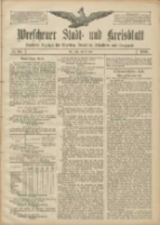 Wreschener Stadt und Kreisblatt: amtlicher Anzeiger f&uuml;r Wreschen, Miloslaw, Strzalkowo und Umgegend 1906.07.31 Nr88