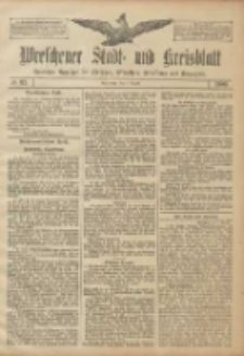 Wreschener Stadt und Kreisblatt: amtlicher Anzeiger für Wreschen, Miloslaw, Strzalkowo und Umgegend 1906.08.09 Nr92