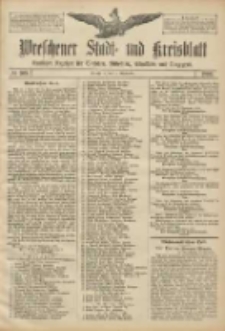 Wreschener Stadt und Kreisblatt: amtlicher Anzeiger f&uuml;r Wreschen, Miloslaw, Strzalkowo und Umgegend 1906.09.15 Nr108