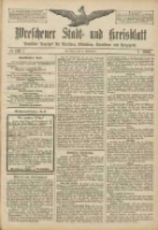 Wreschener Stadt und Kreisblatt: amtlicher Anzeiger für Wreschen, Miloslaw, Strzalkowo und Umgegend 1906.09.25 Nr112