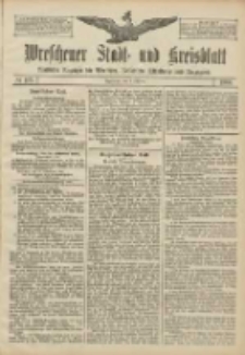 Wreschener Stadt und Kreisblatt: amtlicher Anzeiger für Wreschen, Miloslaw, Strzalkowo und Umgegend 1906.10.02 Nr115