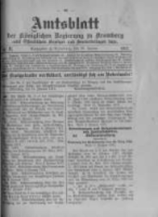 Amtsblatt der K&ouml;niglichen Preussischen Regierung zu Bromberg. 1917.01.20 No.3
