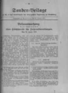 Amtsblatt der K&ouml;niglichen Preussischen Regierung zu Bromberg. 1917.01.27 No.4