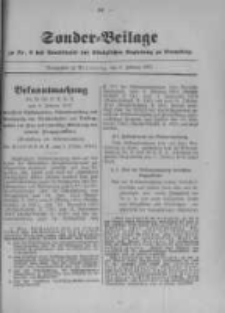Amtsblatt der K&ouml;niglichen Preussischen Regierung zu Bromberg. 1917.02.10 No.6