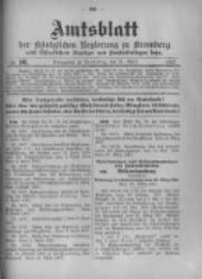 Amtsblatt der K&ouml;niglichen Preussischen Regierung zu Bromberg. 1917.04.21 No.16