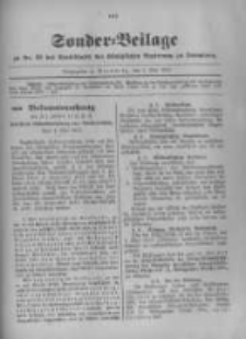 Amtsblatt der K&ouml;niglichen Preussischen Regierung zu Bromberg. 1917.05.05 No.18