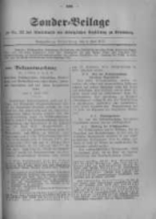 Amtsblatt der Königlichen Preussischen Regierung zu Bromberg. 1917.06.02 No.22