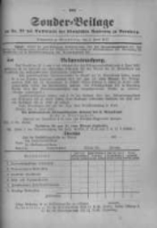 Amtsblatt der K&ouml;niglichen Preussischen Regierung zu Bromberg. 1917.06.09 No.23