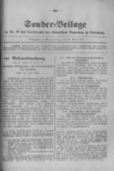 Amtsblatt der K&ouml;niglichen Preussischen Regierung zu Bromberg. 1917.06.23 No.25