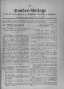 Amtsblatt der K&ouml;niglichen Preussischen Regierung zu Bromberg. 1917.07.14 No.28