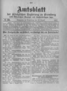 Amtsblatt der Königlichen Preussischen Regierung zu Bromberg. 1917.08.18 No.33