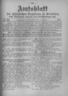 Amtsblatt der Königlichen Preussischen Regierung zu Bromberg. 1917.08.25 No.34
