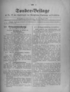 Amtsblatt der K&ouml;niglichen Preussischen Regierung zu Bromberg. 1917.09.01 No.35