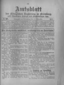 Amtsblatt der Königlichen Preussischen Regierung zu Bromberg. 1917.09.15 No.37