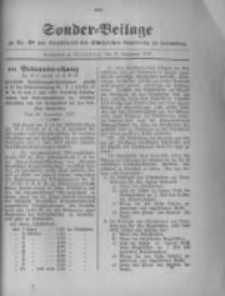 Amtsblatt der Königlichen Preussischen Regierung zu Bromberg. 1917.09.22 No.38