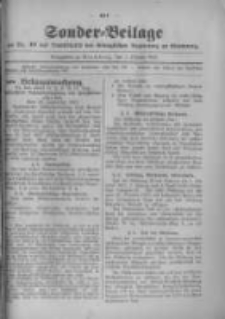 Amtsblatt der Königlichen Preussischen Regierung zu Bromberg. 1917.10.06 No.40
