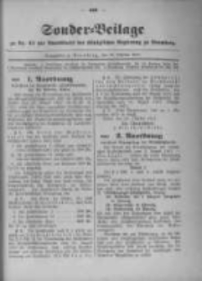 Amtsblatt der K&ouml;niglichen Preussischen Regierung zu Bromberg. 1917.11.03 No.44