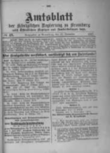 Amtsblatt der Königlichen Preussischen Regierung zu Bromberg. 1917.11.10 No.45