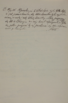 Notatka ks. Koteckiego