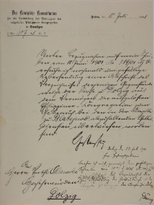 List do ks. Olszewskiego 15.07.1901