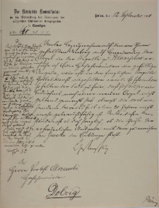 List do ks. Olszewskiego 12.09.1901