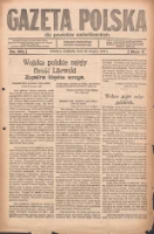 Gazeta Polska dla Powiatów Nadwiślańskich 1920.08.22 R.1 Nr121