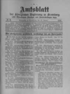 Amtsblatt der Königlichen Preussischen Regierung zu Bromberg. 1918.01.12 No.2