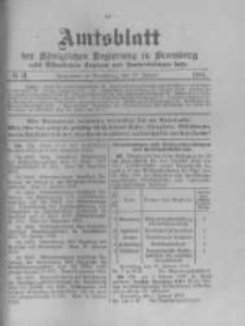 Amtsblatt der K&ouml;niglichen Preussischen Regierung zu Bromberg. 1918.01.19 No.3
