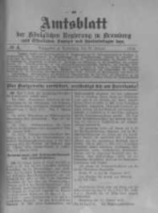 Amtsblatt der Königlichen Preussischen Regierung zu Bromberg. 1918.01.26 No.4