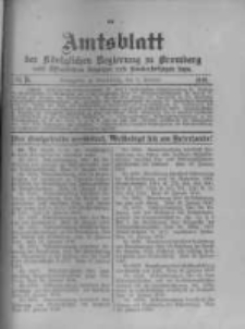 Amtsblatt der K&ouml;niglichen Preussischen Regierung zu Bromberg. 1918.02.02 No.5