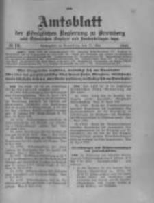 Amtsblatt der Königlichen Preussischen Regierung zu Bromberg. 1918.05.11 No.19