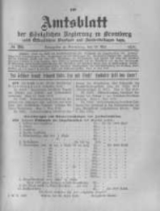Amtsblatt der Königlichen Preussischen Regierung zu Bromberg. 1918.05.18 No.20