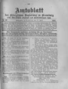 Amtsblatt der Königlichen Preussischen Regierung zu Bromberg. 1918.04.27 No.17