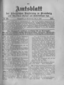 Amtsblatt der Königlichen Preussischen Regierung zu Bromberg. 1918.06.08 No.23