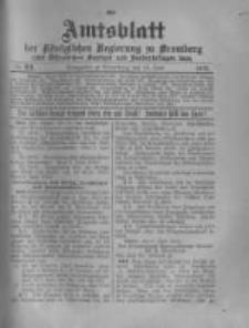 Amtsblatt der Königlichen Preussischen Regierung zu Bromberg. 1918.06.15 No.24