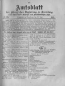 Amtsblatt der Königlichen Preussischen Regierung zu Bromberg. 1918.06.22 No.25