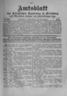Amtsblatt der Königlichen Preussischen Regierung zu Bromberg. 1918.08.24 No.34