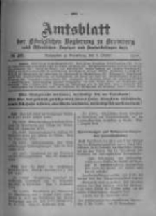 Amtsblatt der Königlichen Preussischen Regierung zu Bromberg. 1918.10.05 No.40