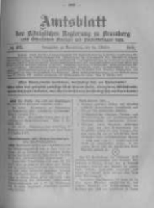 Amtsblatt der K&ouml;niglichen Preussischen Regierung zu Bromberg. 1918.10.19 No.42