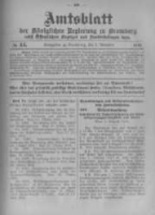 Amtsblatt der Königlichen Preussischen Regierung zu Bromberg. 1918.11.02 No.44